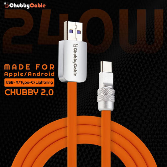 "Chubby 2.0" Classic Color 240W Fast Charging Cable