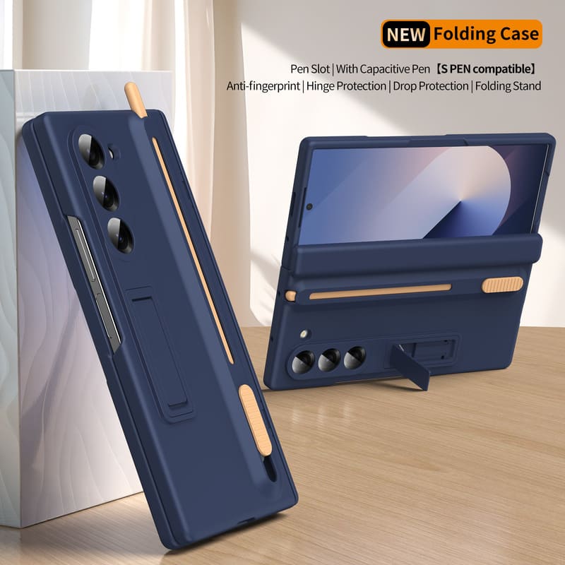 3-in-1 Galaxy Z Fold 7 Case with S Pen Holder, Screen Protector & Kickstand