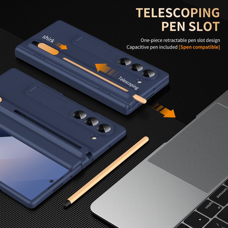 3-in-1 Galaxy Z Fold 7 Case with S Pen Holder, Screen Protector & Kickstand