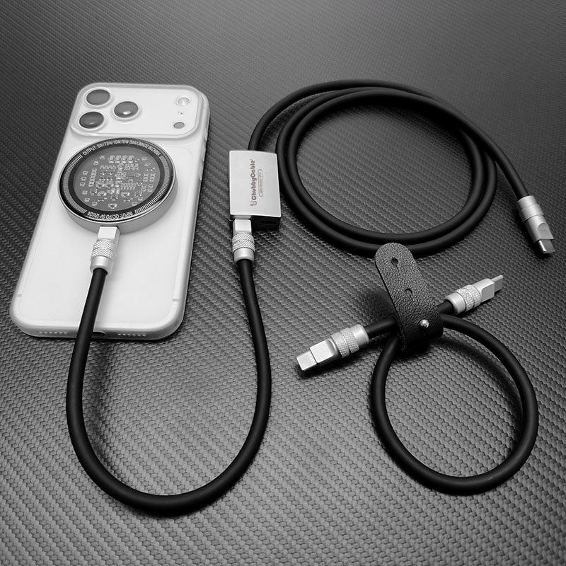 4-in-1 Magnetic Charger & 3 Cables Go Charging Combo