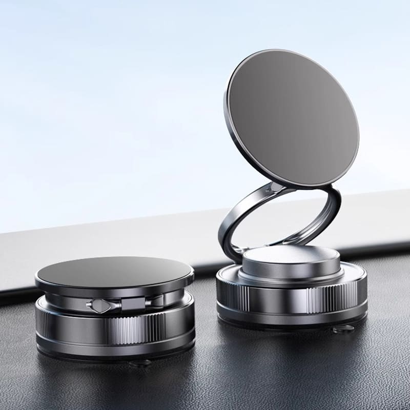 Adjustable 360° Magnetic Car Phone Holder – Foldable & Hands-Free