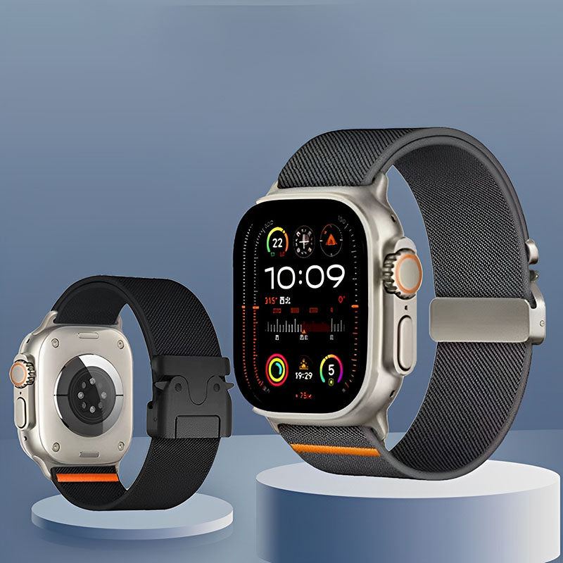"AdventureFit" Nylon Braided Loop Parachute Buckle For Apple Watch