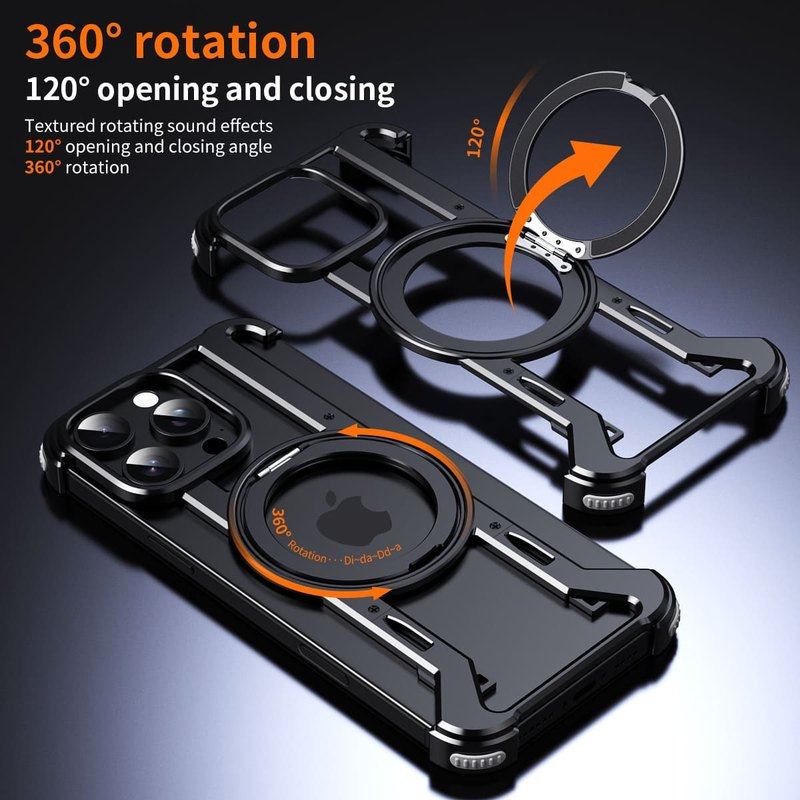 "AeroSpin Titan" Magnetic Cooling Case with Rotating Stand