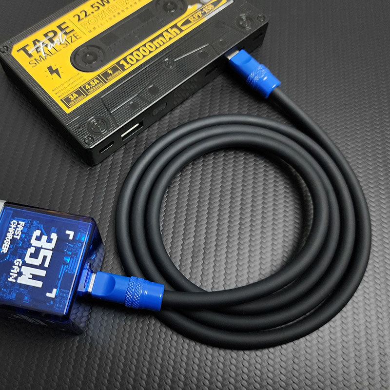 "Black Chubby" 240W Charging Cable With Color Connectors