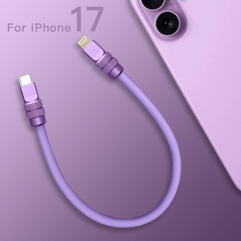 "Chubby 17" 240W Anodizing Fast Charging Power Bank Cable For iPhone 17