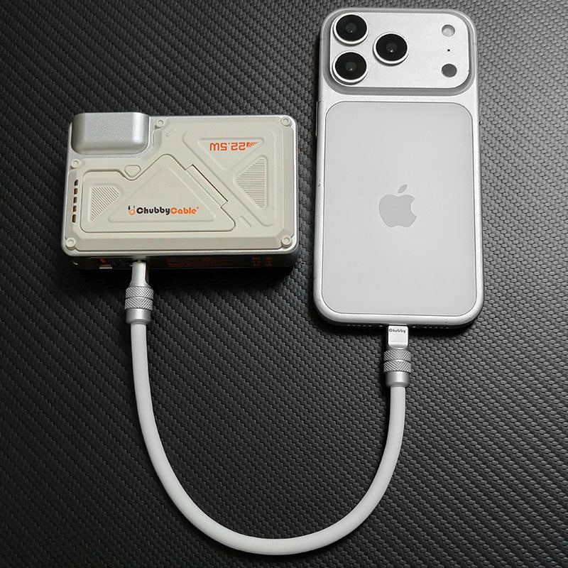 "Chubby 17" 240W Anodizing Fast Charging Power Bank Cable For iPhone 17