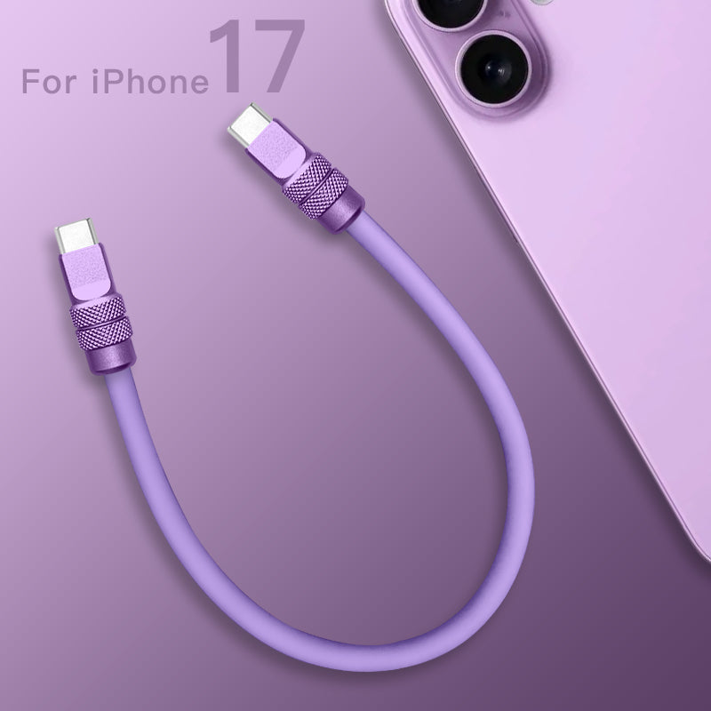 "Chubby 17" 240W Anodizing Fast Charging Power Bank Cable For iPhone 17