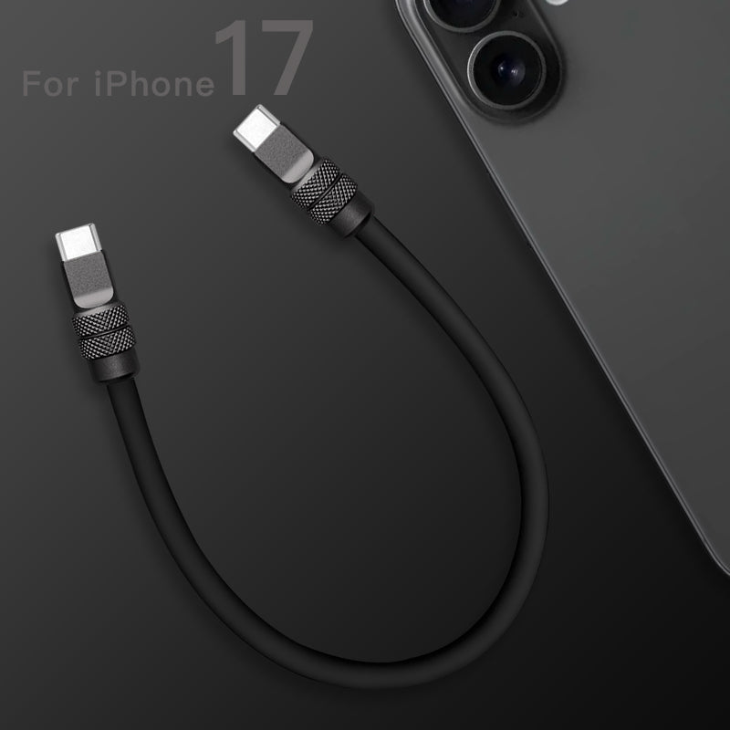 "Chubby 17" 240W Anodizing Fast Charging Power Bank Cable For iPhone 17