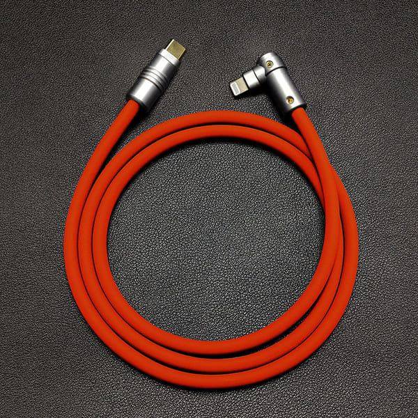 "Chubby" 90° Elbow Design Fast Charge Cable