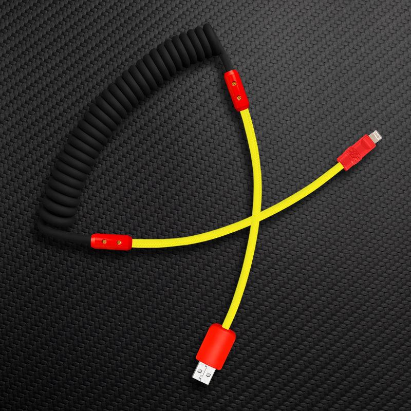"Chubby Mood" Silicone Braided Fast Charging Cable #831