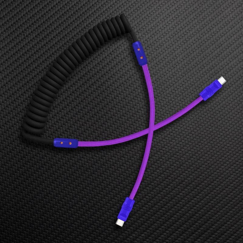 "Chubby Mood" Silicone Braided Fast Charging Cable #831