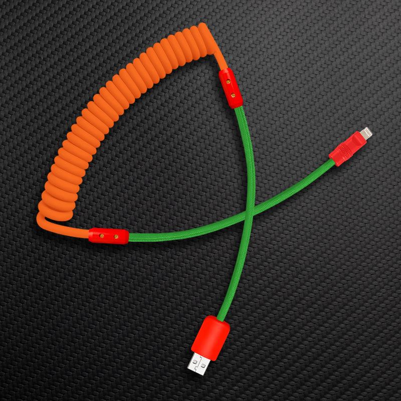 "Chubby Mood" Silicone Braided Fast Charging Cable #831