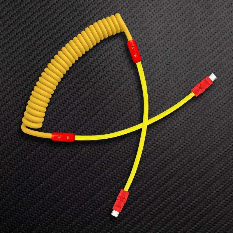 "Chubby Mood" Silicone Braided Fast Charging Cable #831