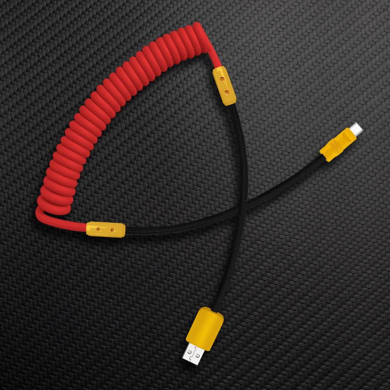 "Chubby Mood" Silicone Braided Fast Charging Cable #831