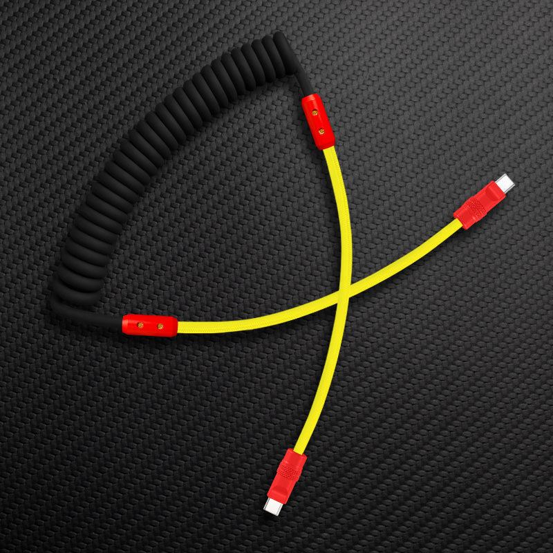 "Chubby Mood" Silicone Braided Fast Charging Cable #831