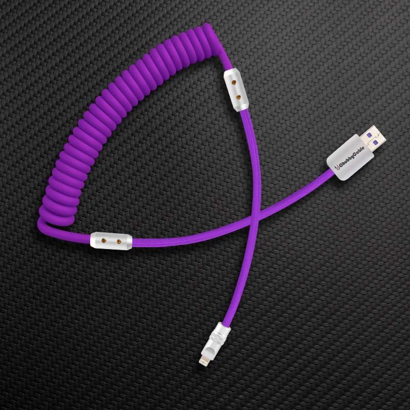 "Chubby" Spring Braided Silicone Fast Charge Cable