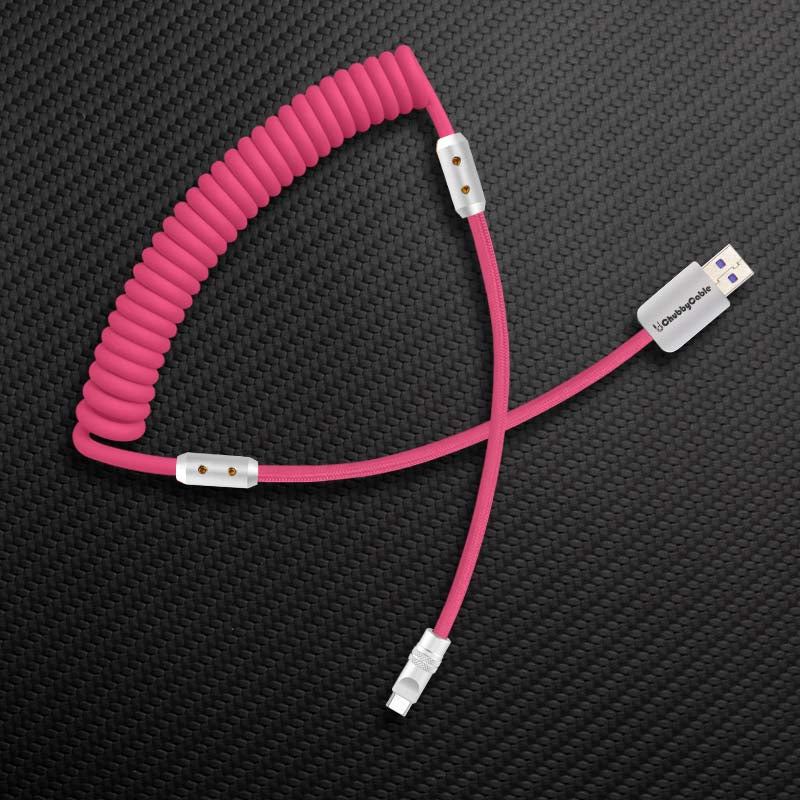 "Chubby" Spring Braided Silicone Fast Charge Cable