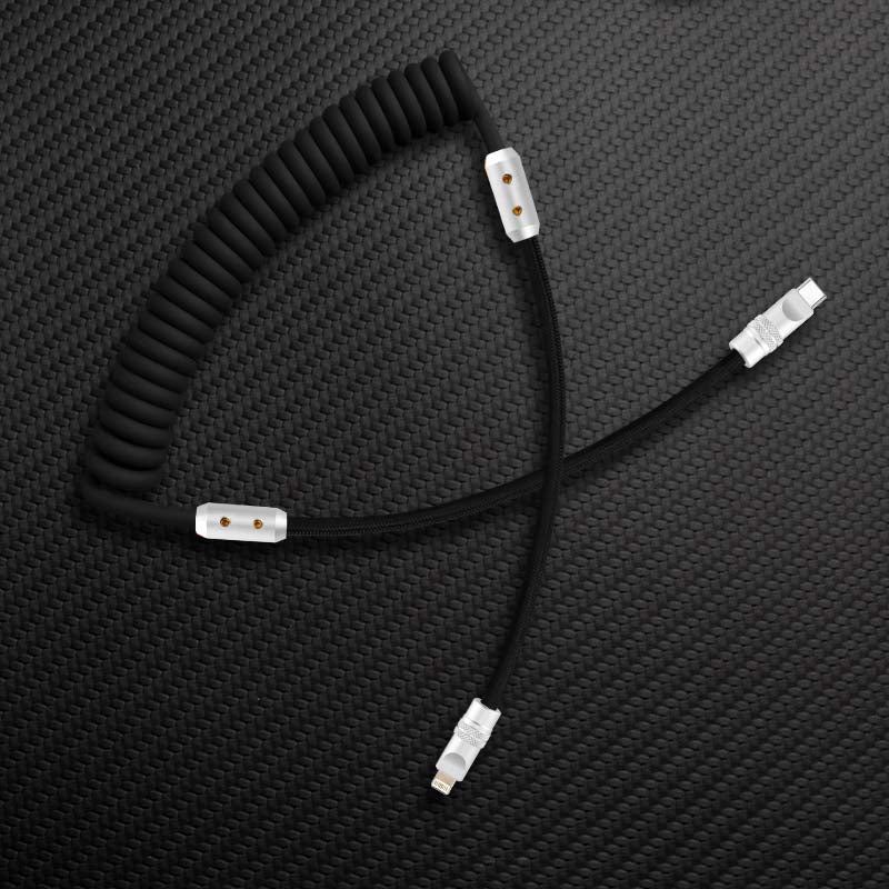 "Chubby" Spring Braided Silicone Fast Charge Cable