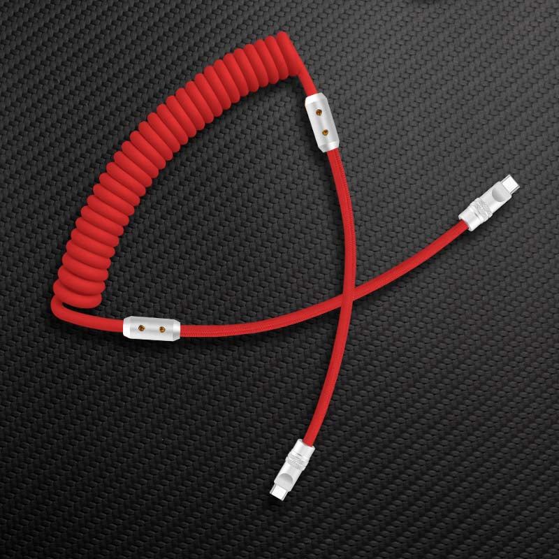"Chubby" Spring Braided Silicone Fast Charge Cable