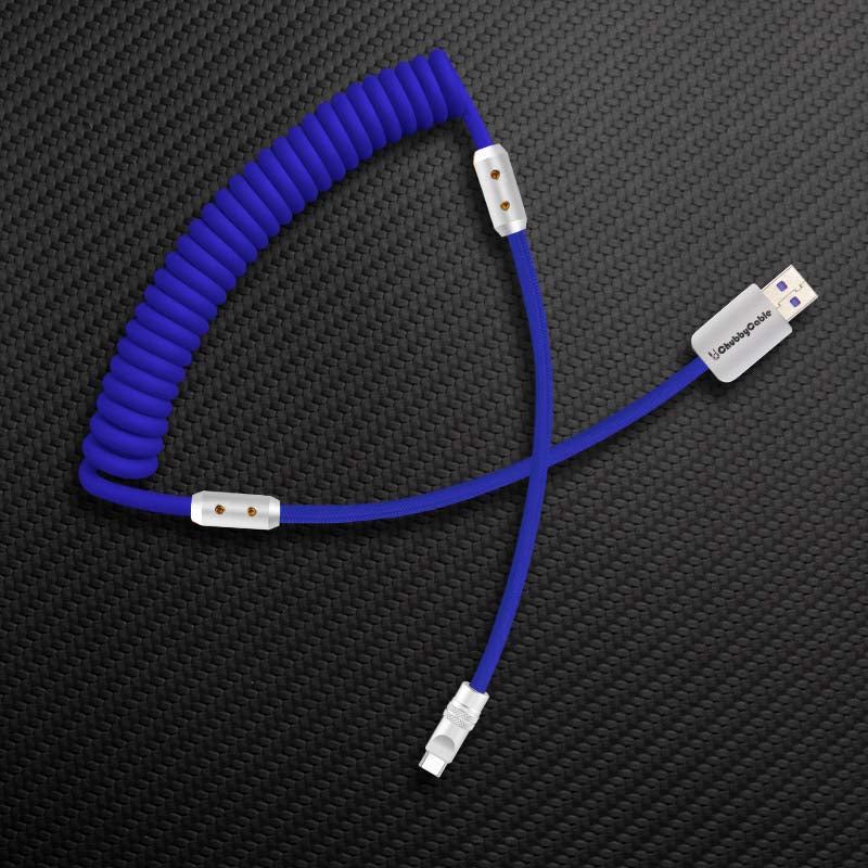 "Chubby" Spring Braided Silicone Fast Charge Cable