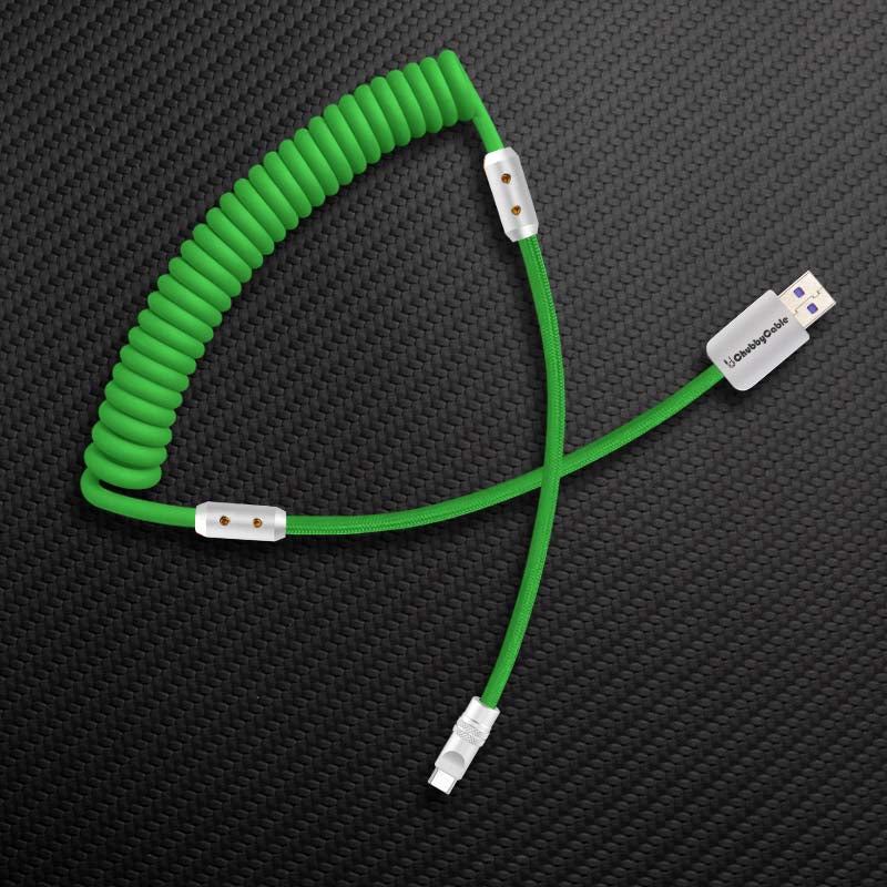 "Chubby" Spring Braided Silicone Fast Charge Cable