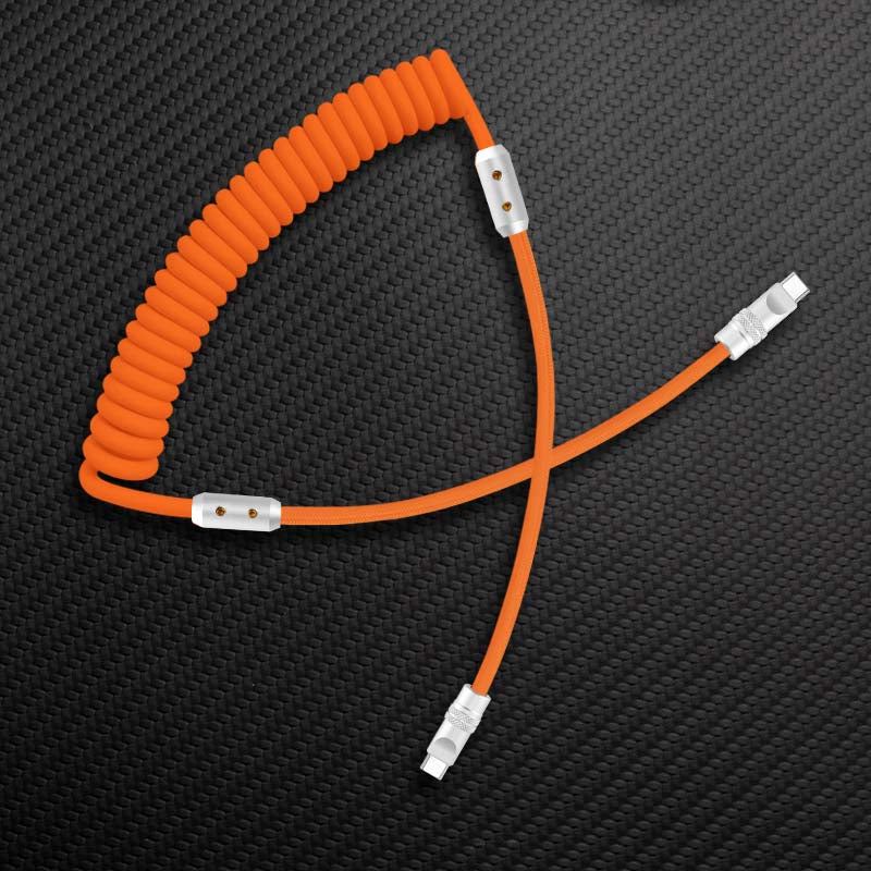 "Chubby" Spring Braided Silicone Fast Charge Cable