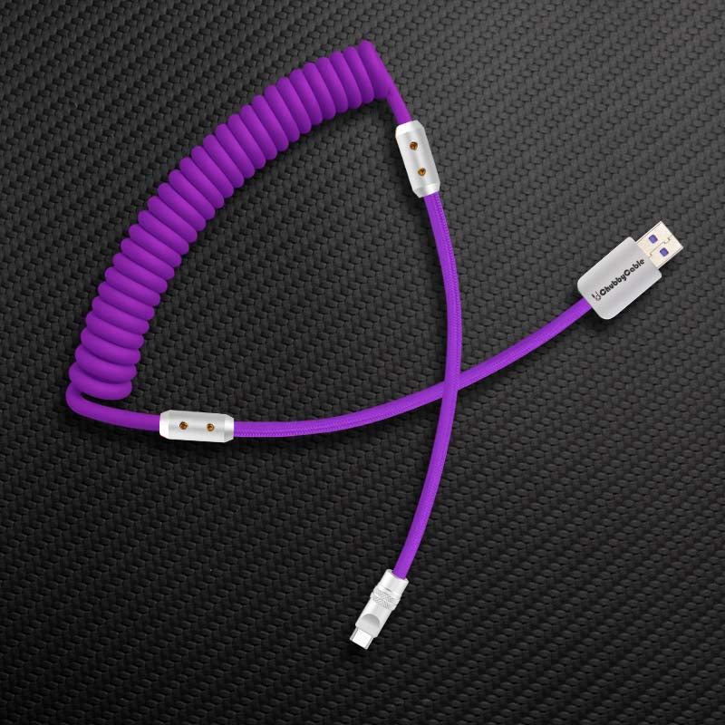 "Chubby" Spring Braided Silicone Fast Charge Cable