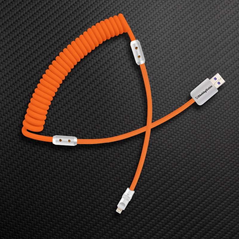 "Chubby" Spring Braided Silicone Fast Charge Cable