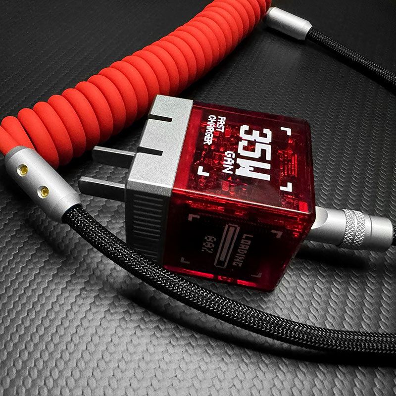 "Chubby" Spring Braided Silicone Fast Charge Cable