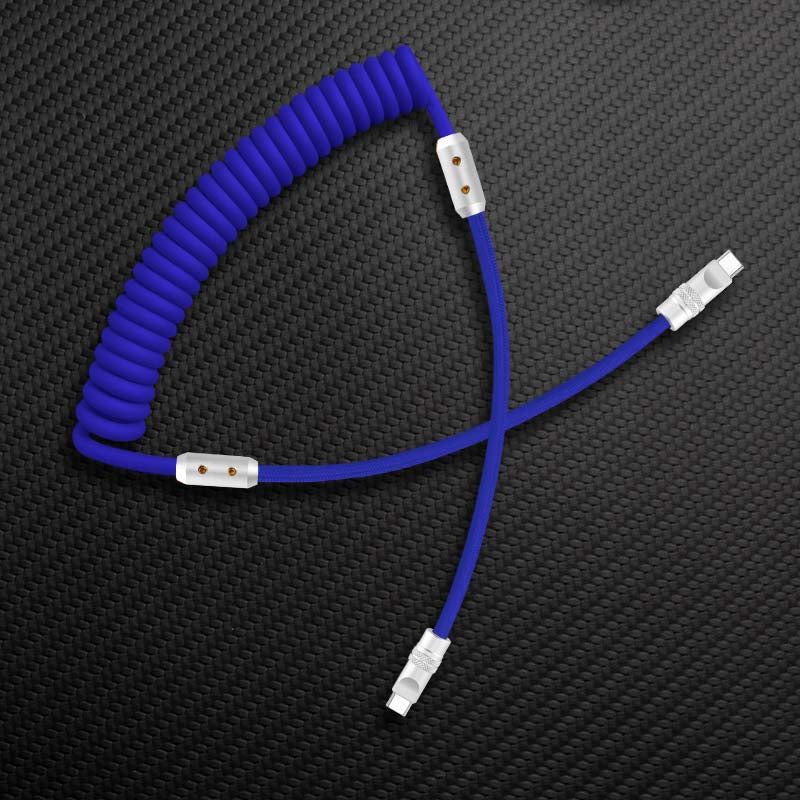 "Chubby" Spring Braided Silicone Fast Charge Cable