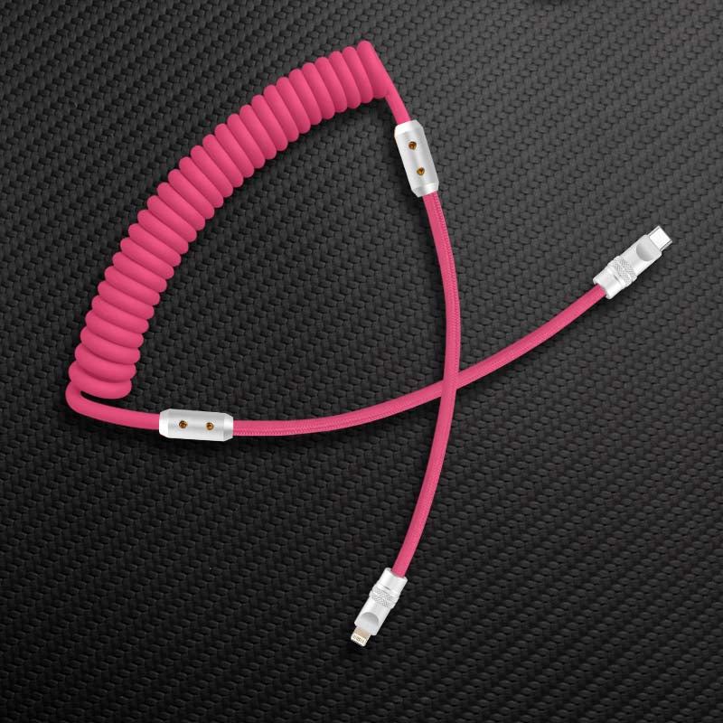 "Chubby" Spring Braided Silicone Fast Charge Cable