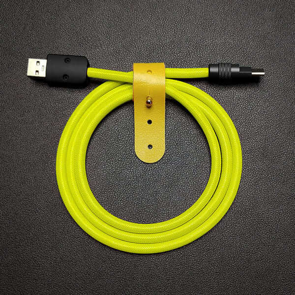 "Chubby" Vibrant Color-block Braided Charge Cable