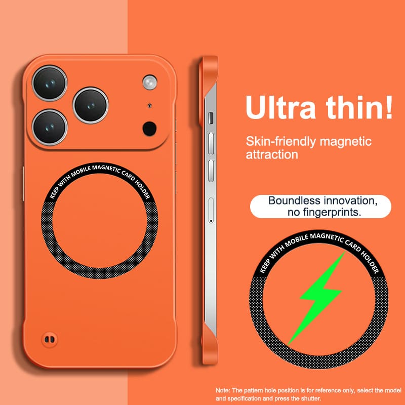 ChubbyArmor AeroGrip - 0.3mm Ultra-Thin Magnetic Skeleton Case with Aircraft-Grade PC Armor