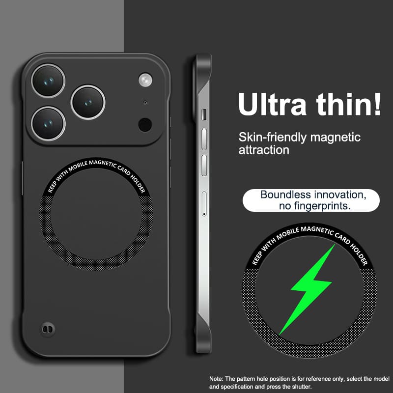 ChubbyArmor AeroGrip - 0.3mm Ultra-Thin Magnetic Skeleton Case with Aircraft-Grade PC Armor