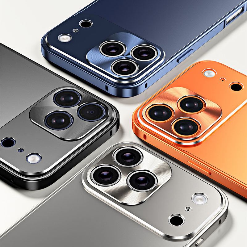 ChubbyArmor AirFrame - Ultra-Thin Metal Frame Case With Detachable Matte Back & Lens Protector For iPhone 17