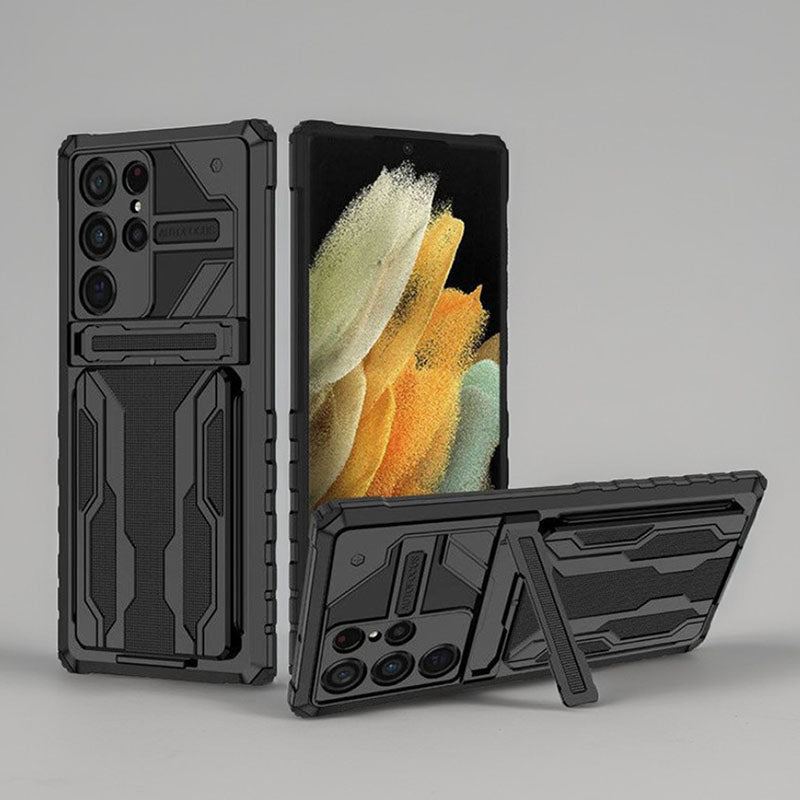 ChubbyArmor CardMate - 2-In-1 Card Holder Phone Case For Samsung Galaxy S24 Ultra