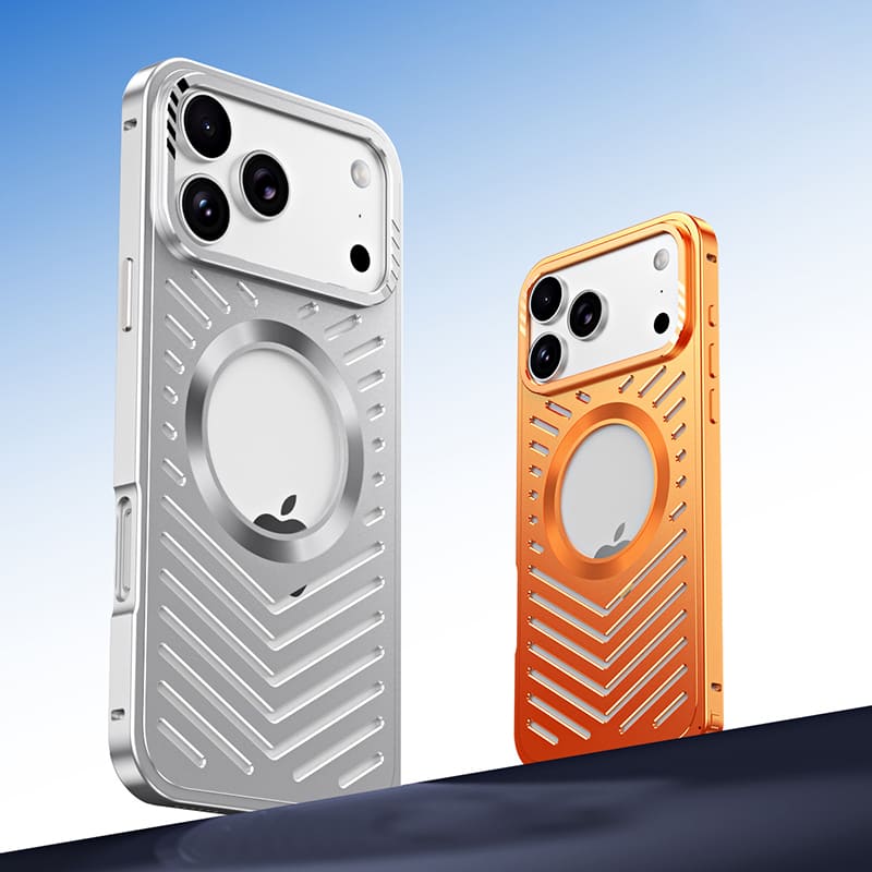 ChubbyArmor CoolLock - Magnetic Snap-on Metal Cooling Case