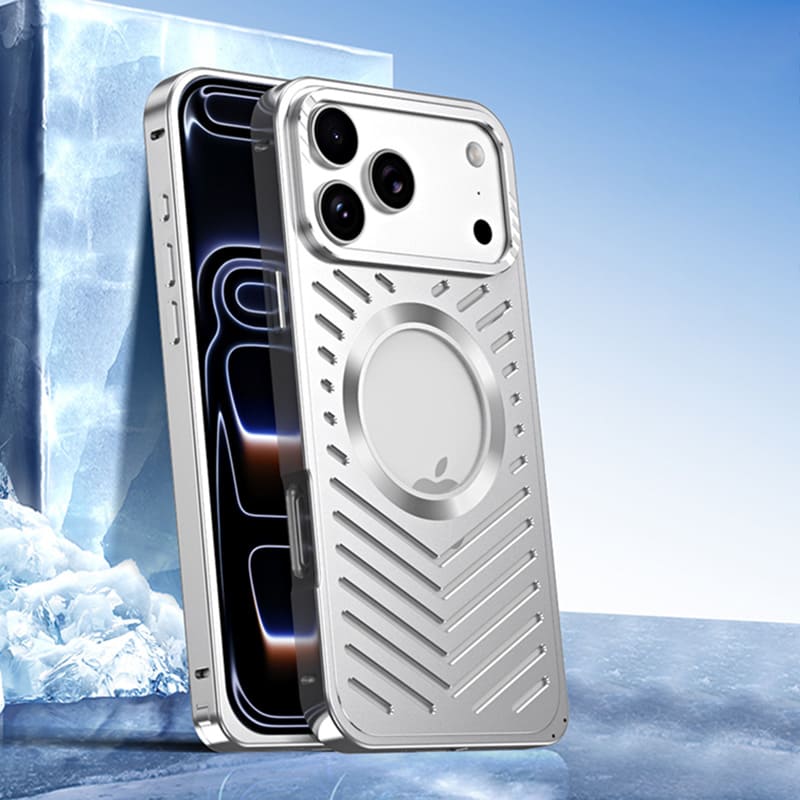 ChubbyArmor CoolLock - Magnetic Snap-on Metal Cooling Case