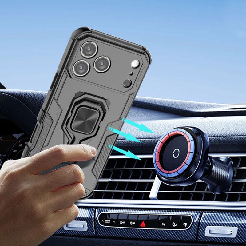 ChubbyArmor Defender – Military-Grade Magnetic Shockproof Case with 360° Hidden Metal Kickstand