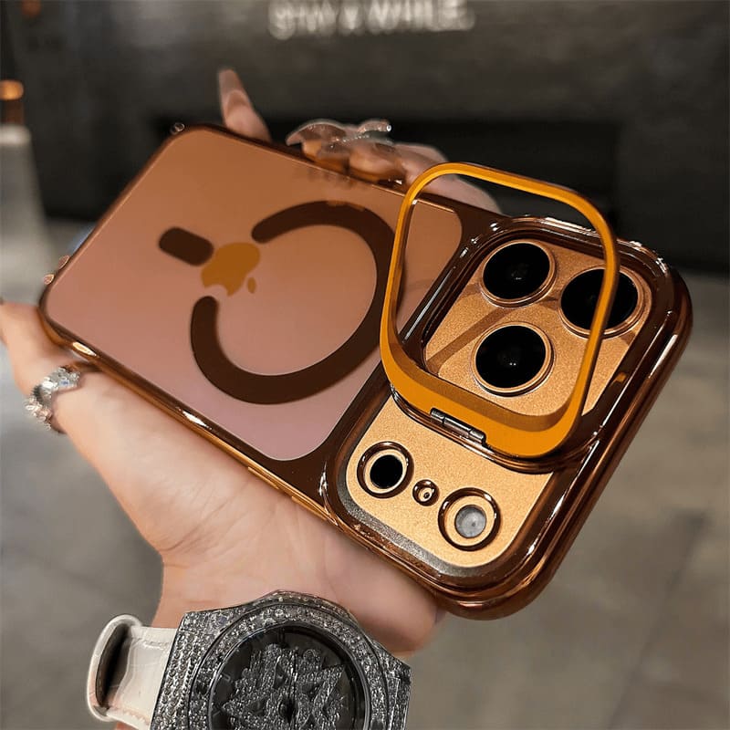 ChubbyArmor Edge - Magnetic Borderless Case with Built-in Lens Holder For iPhone 17