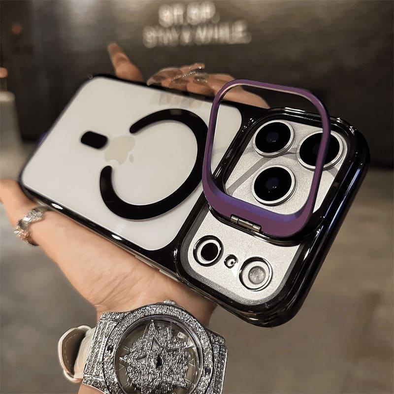 ChubbyArmor Edge - Magnetic Borderless Case with Built-in Lens Holder For iPhone 17