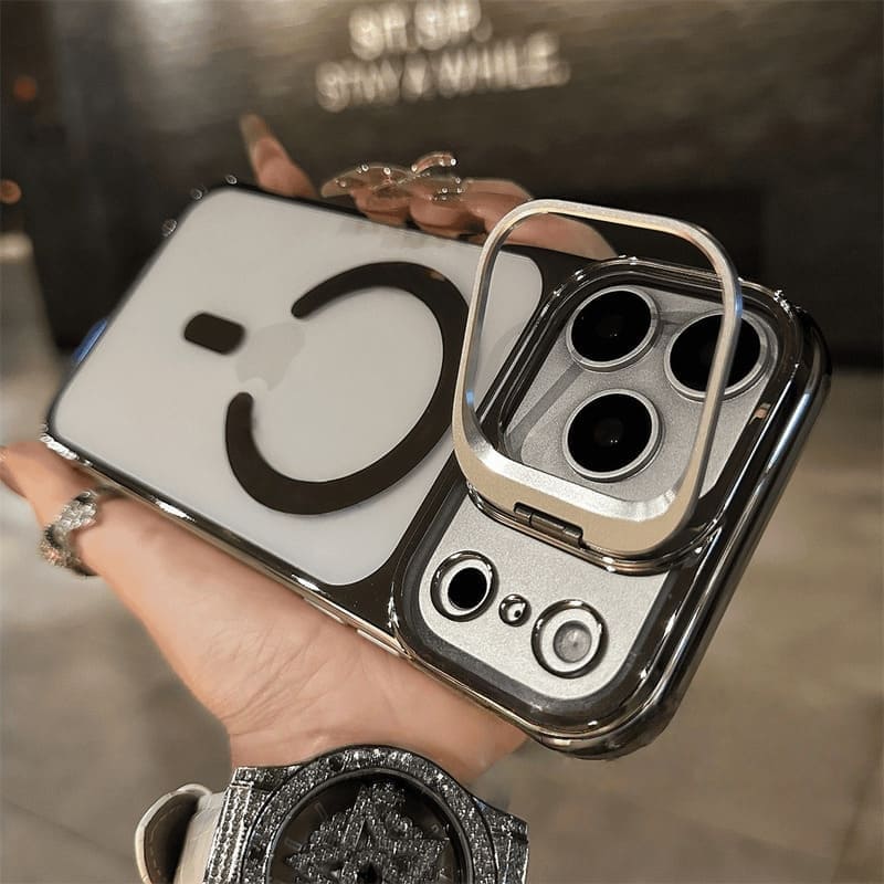 ChubbyArmor Edge - Magnetic Borderless Case with Built-in Lens Holder For iPhone 17