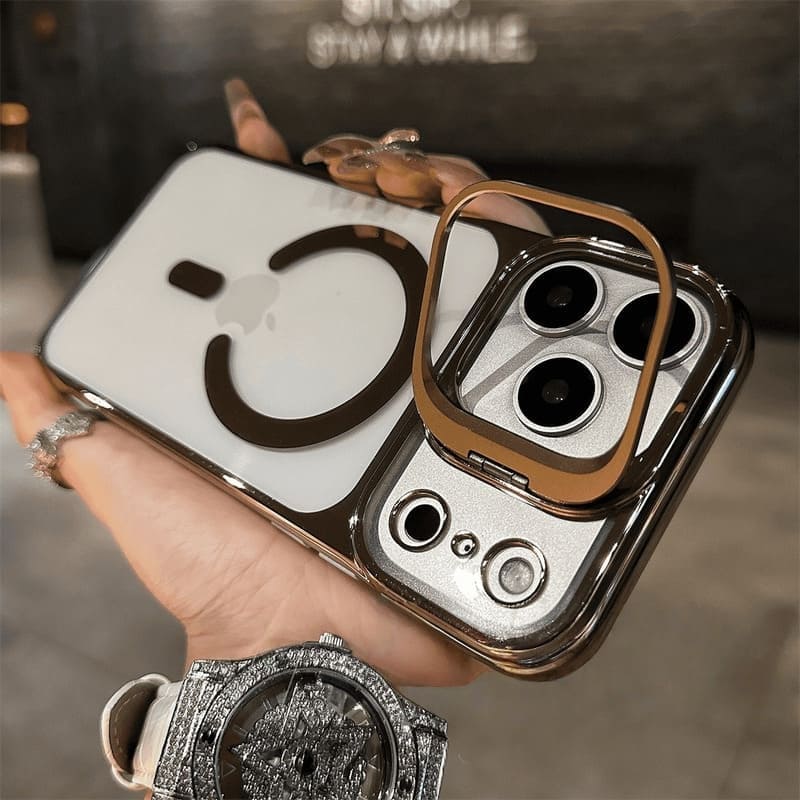 ChubbyArmor Edge - Magnetic Borderless Case with Built-in Lens Holder For iPhone 17