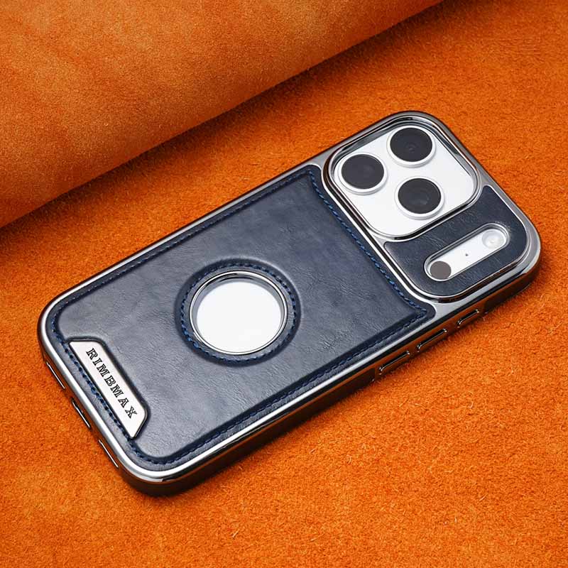 ChubbyArmor Elite - Magnetic Leather Case with Electroplated Frame for iPhone 17