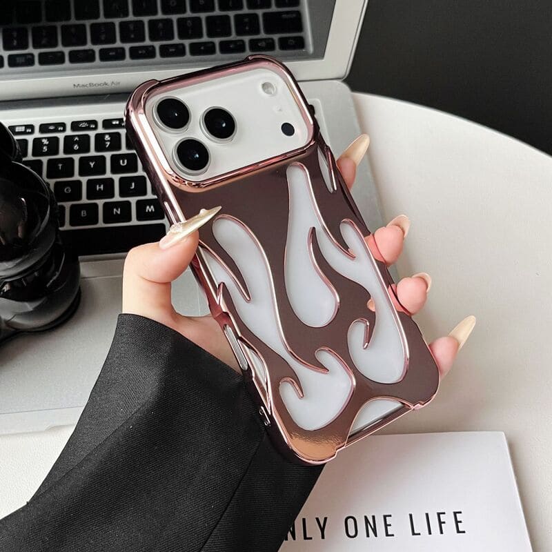 ChubbyArmor FlameHollow - Heat Dissipation Electroplated Soft iPhone Case