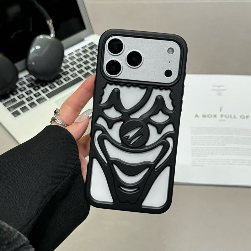 ChubbyArmor Joker - Creative Clown Cut-out Protective Case for iPhone 17