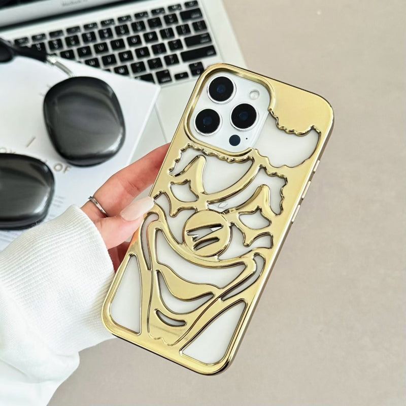 ChubbyArmor Joker - Creative Clown Cut-out Protective Case for iPhone 17