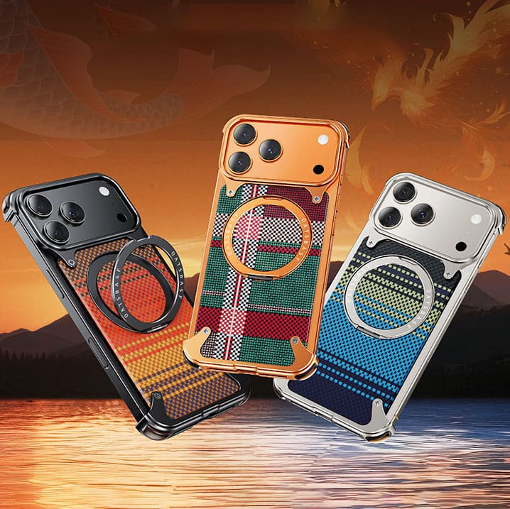 ChubbyArmor - Kevlar Magnetic Case with Kickstand