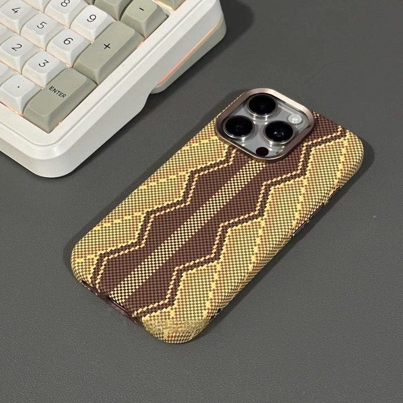 ChubbyArmor Kevlar - Metal Frame Full-Cover Magnetic Case for iPhone 17