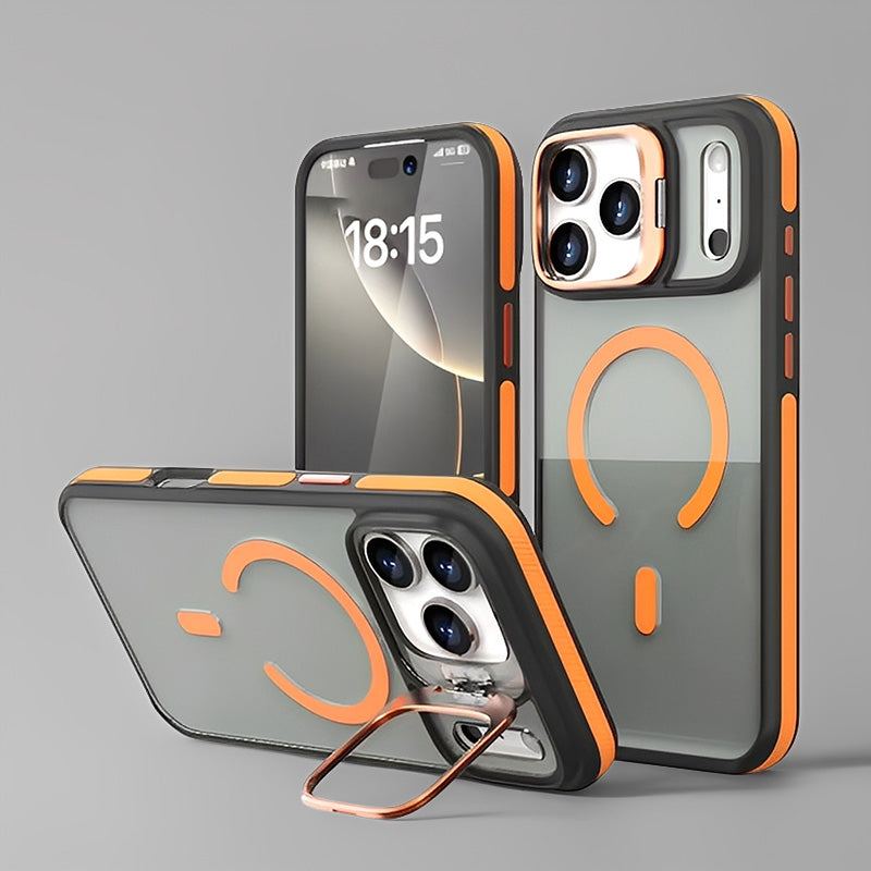 ChubbyArmor - Lens Separation Magnetic Hidden Bracket Creative Case For iPhone 17